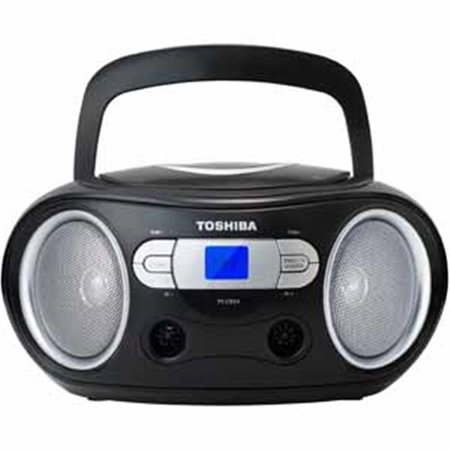 TOSHIBA Toshiba TYCRS9 2.4W Portable StereoCD Boombox - Black TYCRS9